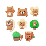 Resin Forest Bear Charms for DIY Jewelry Making