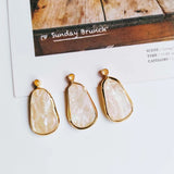 Resin Plated Pendant Eardrop Charms Necklace Earring Accessories