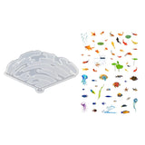 Resin Hand Fan Mold Silicone Epoxy Resin Casting Mold for DIY Party Decor