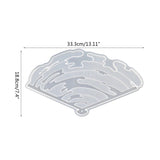 Resin Hand Fan Mold Silicone Epoxy Resin Casting Mold for DIY Party Decor