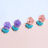 Hand Painted Sunflowers Charms Pendant 10pcs/lot for Jewelry Making