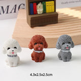 Schnauzer Dog Keychain Backpack Pendant Car Decoration Keyring