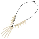 Resin Head Bone Necklace Halloween Necklace Halloween Party Decoration
