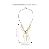Resin Head Bone Necklace Halloween Necklace Halloween Party Decoration