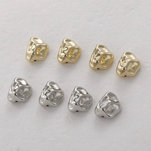 Baroque Pearl Geometric Stone Shape Loose Beads 10pcs/lot For DIY Earrings