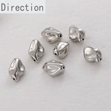 Resin Stone Irregular Shaped Straight Hole Golden Earrings Necklace Accessory