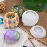 Resin Jar Mold with Cover, Epoxy Resin Casting Mold