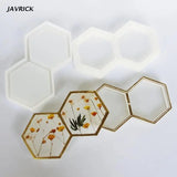 Hexagon Box Resin Mold for DIY Crafts Jewelry Storage