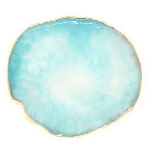 Resin Jewelry Display Plate Painted Palette Tray Organizer