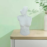 Resin Jewelry Display Stand Earring Holder Head Bust Mannequin Organizer