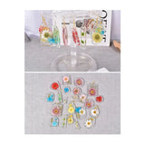 12 PCS Earring Resin Molds Silicone Jewelry Casting Molds