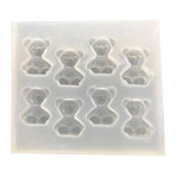 Bear Silicone Resin Molds for Keychain and Jewelry Making