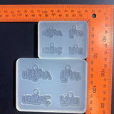Silicone Resin Jewelry Molds for Keychain Making