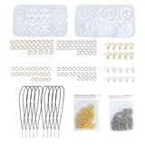Resin Jewelry Molds Kit Earring Resin Silicone Molds Epoxy Resin Pendant Mould