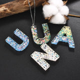 Alphabet Letter Resin Molds Set for Necklace Making