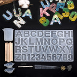 Alphabet Letter Resin Molds Set for Necklace Making