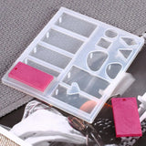 Resin Jewelry Silicone Molds Tools Set DIY Pendant Sphere Shaped Molds