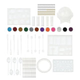 Resin Jewelry Silicone Molds Tools Set DIY Pendant Sphere Shaped Molds