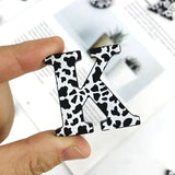 Resin Keychain Earrings Molds DIY Alphabet Number Casting Mold