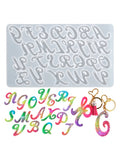 Letter Molds with Hole for Resin Keychains DIY