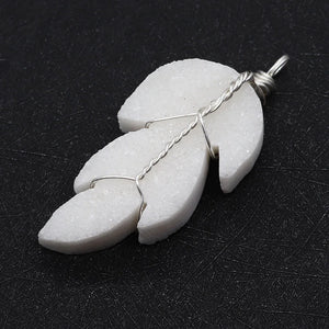 Resin Leaf Winding Charm Pendant 20x50mm DIY Necklace Earrings Jewelry