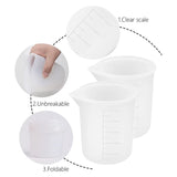 Silicone Resin Measuring Cup for Jewelry Casting Mold