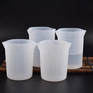 Resin Measuring Cups,Silicone Mixing Cups,Reusable for Epoxy,Jewelry