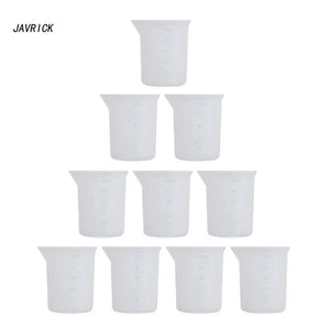 Silicone Resin Measuring Cups for Epoxy and Jewelry Casting