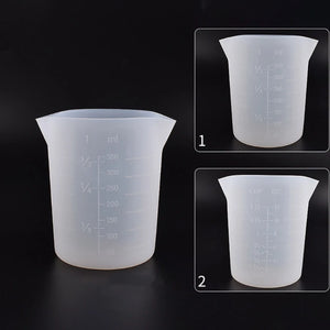Silicone Resin Measuring Cups for Epoxy, Jewelry Casting Molds, Craft Making