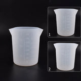 Silicone Resin Measuring Cups for Epoxy, Jewelry Casting Molds, Craft Making