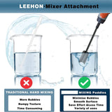 Reusable Resin Mixer Paddles - 4 Pack Epoxy Mixer Paddles for Drill