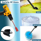 Reusable Resin Mixer Paddles - 4 Pack Epoxy Mixer Paddles for Drill