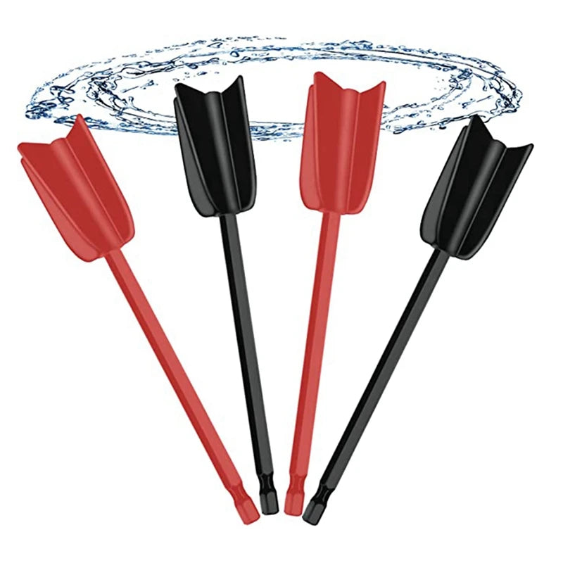 Reusable Resin Mixer Paddles - 4 Pack Epoxy Mixer Paddles for Drill