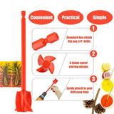 Resin Mixer Paddles for Drill, Reusable Paint Mixer