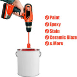 Resin Mixer Paddles for Drill, Reusable Paint Mixer