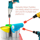 Resin Mixer Paddles for Drill, Reusable Paint Mixer