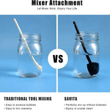 Resin Mixer Paddles, Epoxy Mixer Attachment For Drill