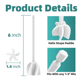Resin Mixer Paddles for Epoxy Mixing, Paint Stirrer Drill Attachment
