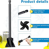 Drill Mixer Paddles - 4Pcs for Resin & Paint Mixing