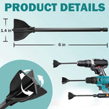 Resin Mixer Paddles Kit Epoxy & Paint Stirrer Drill Attachment