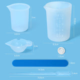 Resin Mixing Tools Set: Cups, Silicone Mat, Stirring Rods, Pla
