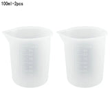 Resin Mixing Tools Set: Cups, Silicone Mat, Stirring Rods, Pla