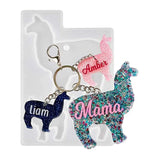 Animal Keychain Resin Mold DIY Crafts Pendant Silicone Mould Glossy