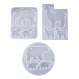 Animal Keychain Resin Mold DIY Crafts Pendant Silicone Mould Glossy