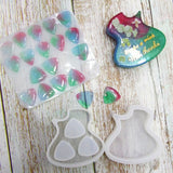 Silicone Guitar Picks Box Plectrums Mold Craft Tools