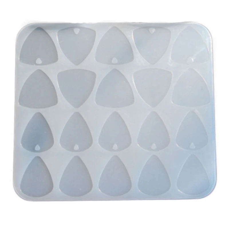 Silicone Guitar Picks Box Plectrums Mold Craft Tools