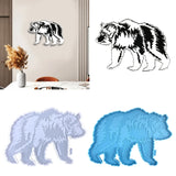 Bear Shaped Silicone Resin Mold for Wall Decor