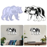 Bear Shaped Silicone Resin Mold for Wall Decor