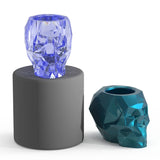 Skull Decor Resin Mold for Makeup Brush Holder