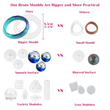 Resin Molds Kit 149pcs Jewelry Crafting Silicone Casting Molds Tools